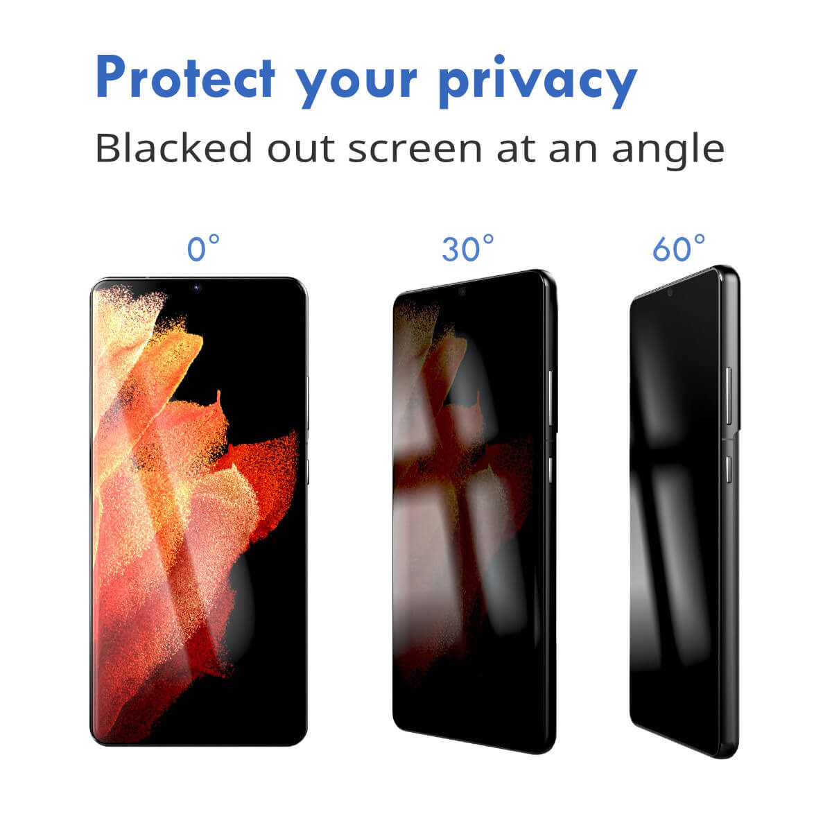 2x Hugmie Samsung Galaxy S21 FE Privacy Screen Protector
