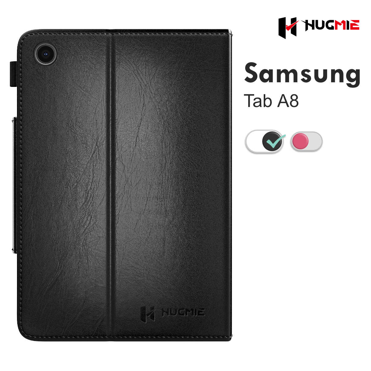 Samsung Galaxy Tab A8 Leather Folio Case | Hugmie