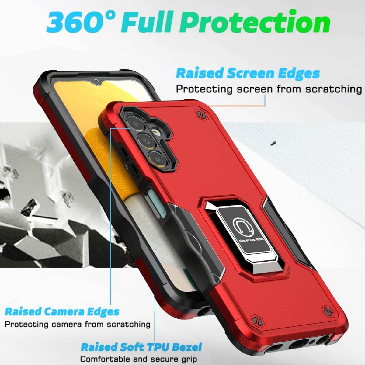 Pop Stand Series Samsung A14/A34 4G/5G Magnetic Stand Case