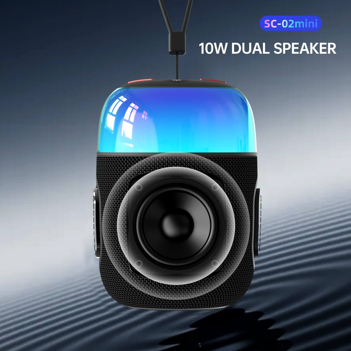 Hopestar SC-02 Mini 10W Portable Bluetooth Speaker - Hugmie