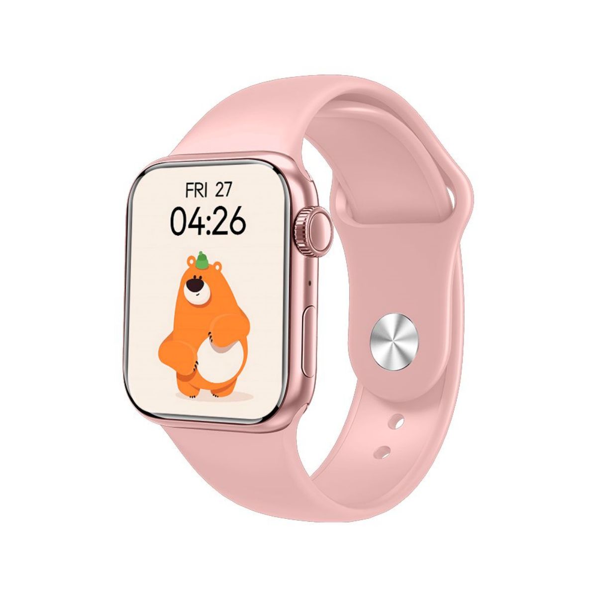 JS Hello13 Mini Smart Watch Pink - Hugmie