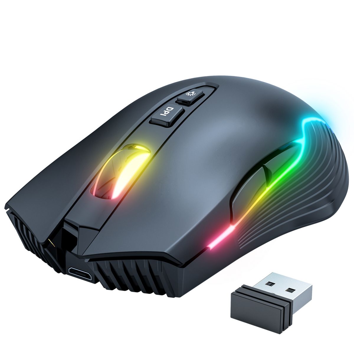 ONIKUMA CW905 Wireless Gaming Mouse Black - Hugmie