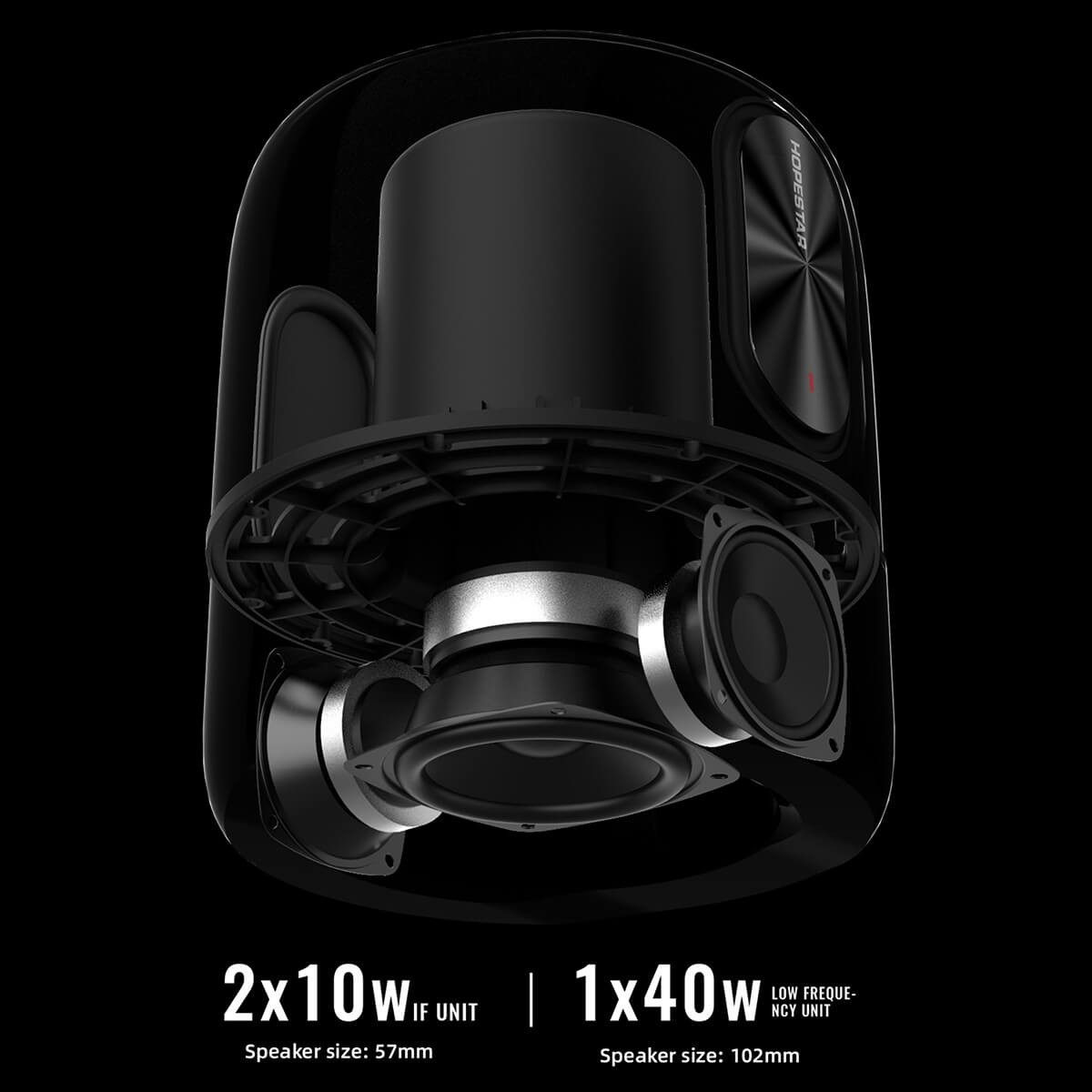 Hopestar SC-01 High Power 60W Bluetooth Speaker - hugmie