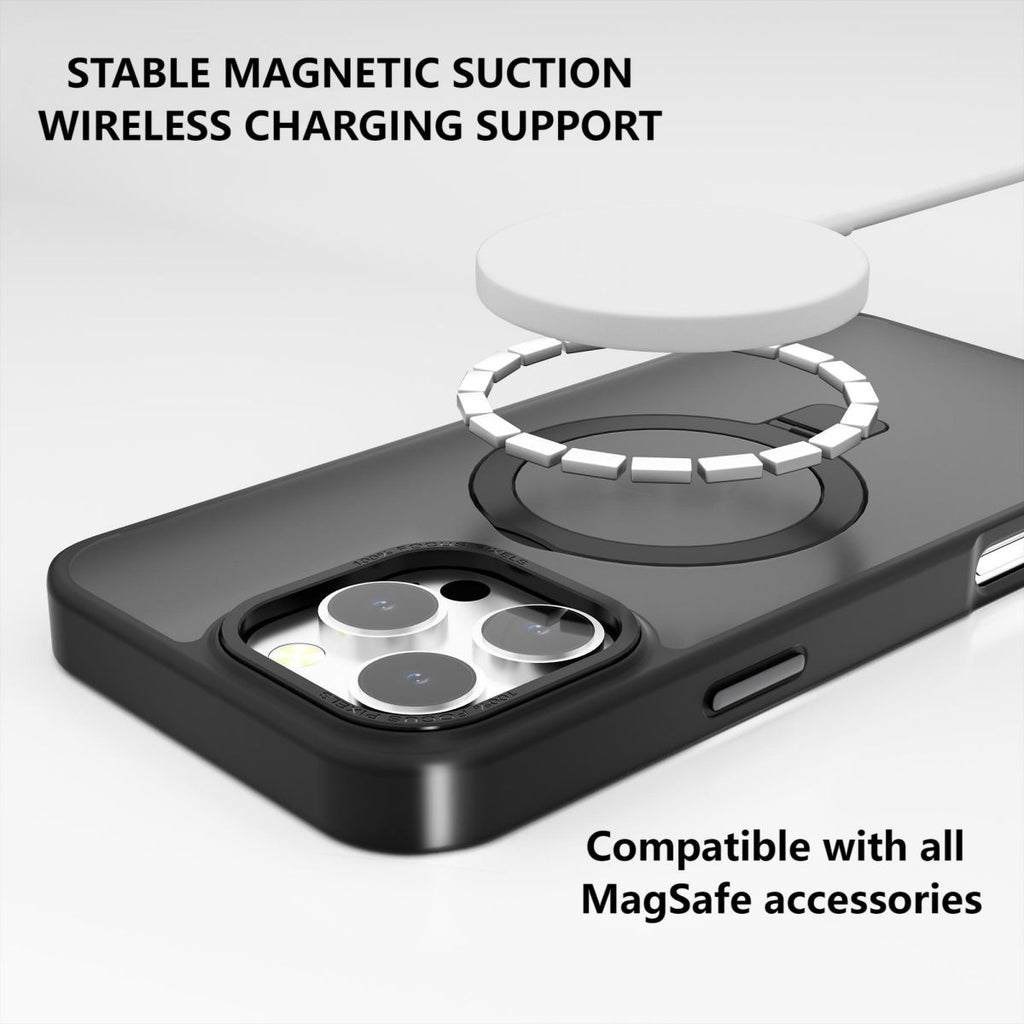 MagRing Shell iPhone 16 Series Magsafe Magnetic Stand Phone Case-Hugmie