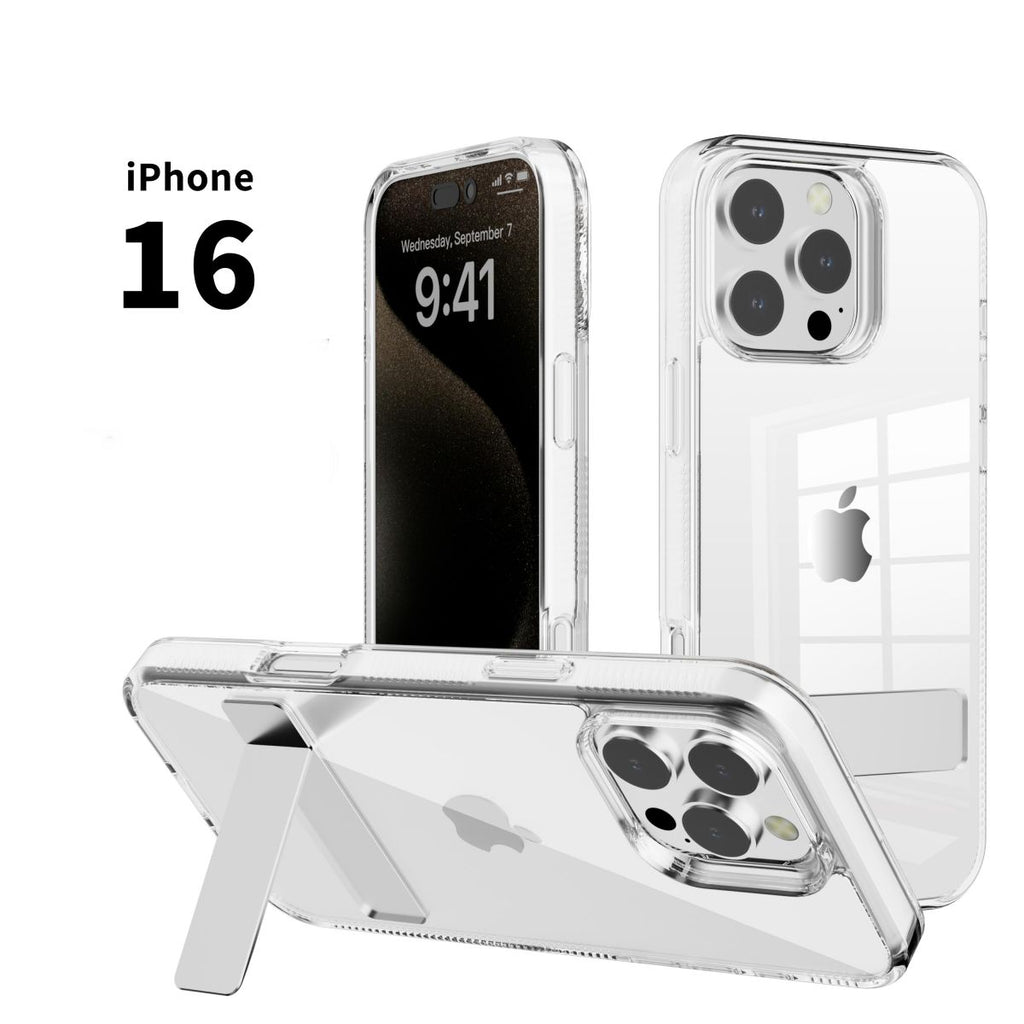 iPhone 16 Series Crystal Stand Case - Hugmie