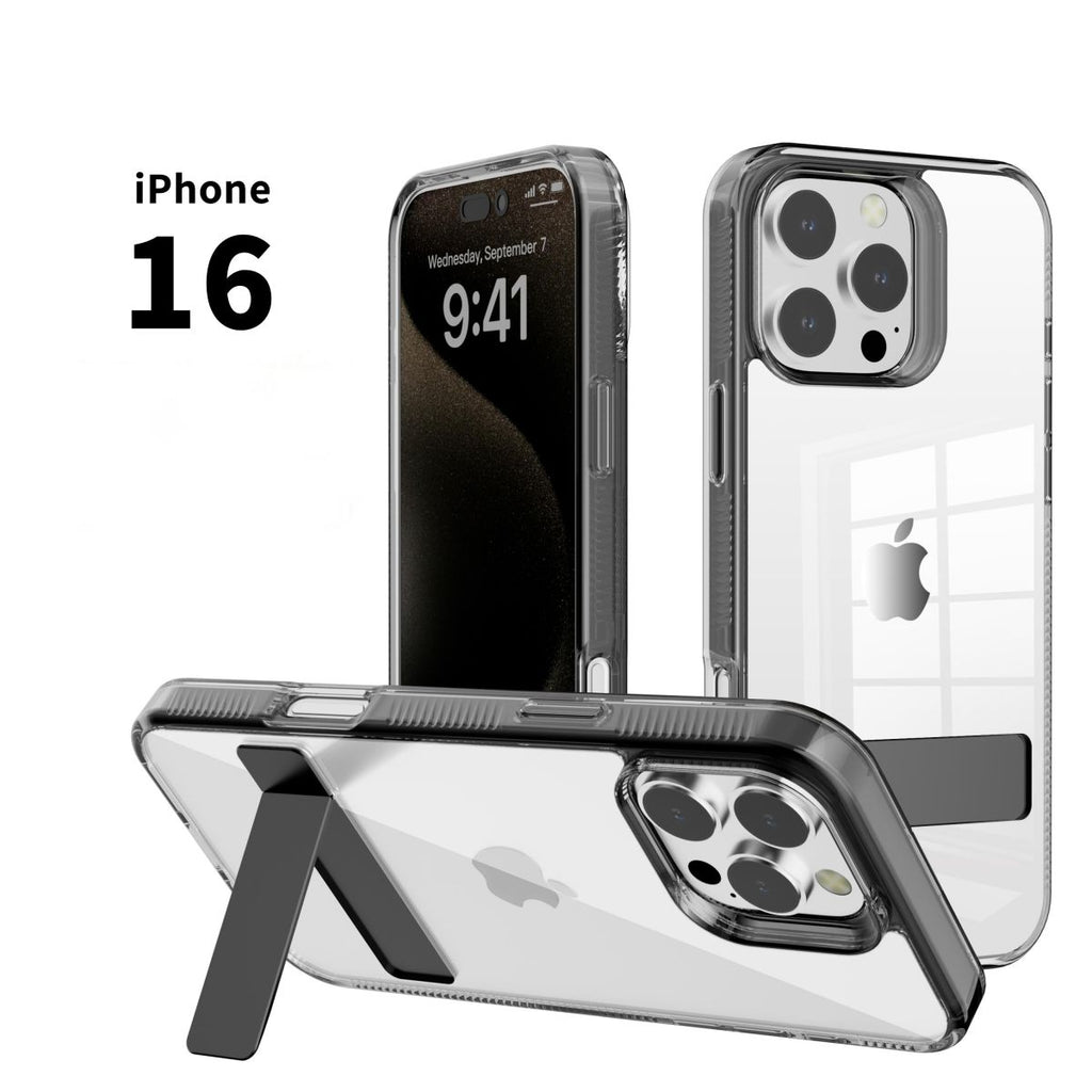 iPhone 16 Series Crystal Stand Case - Hugmie