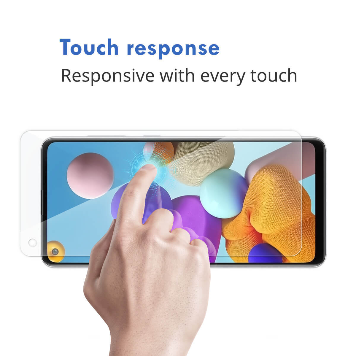 2x Hugmie Samsung Galaxy S22 Plus Glass Screen Protector