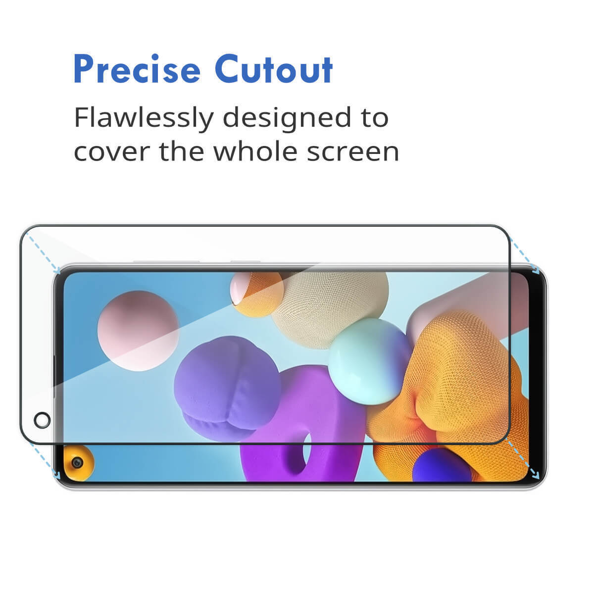 2x Hugmie® Tempered Glass Screen Protector for Samsung