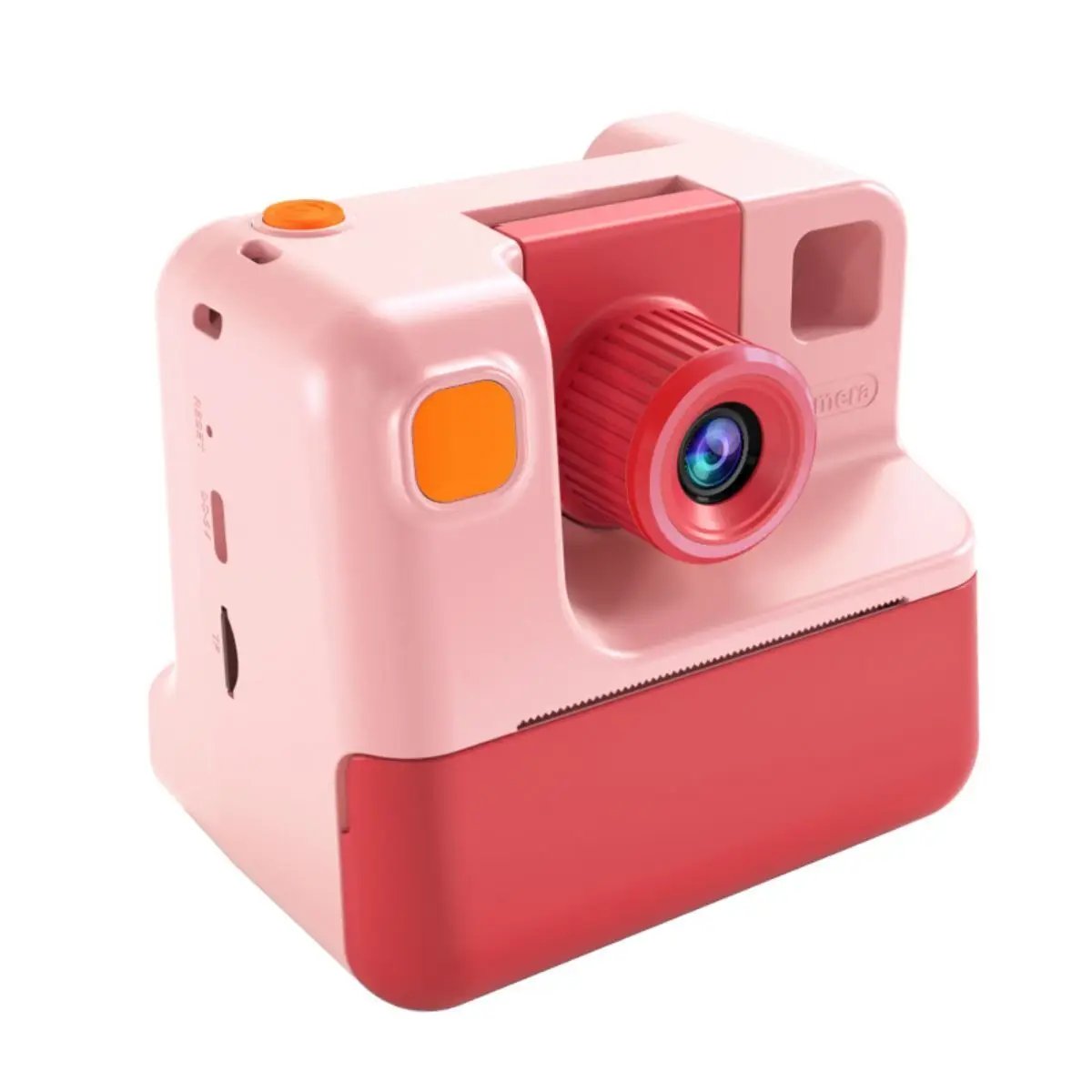 CP09 Kids Camera Instant Print 1080P with Zero Ink Pink- Hugmie