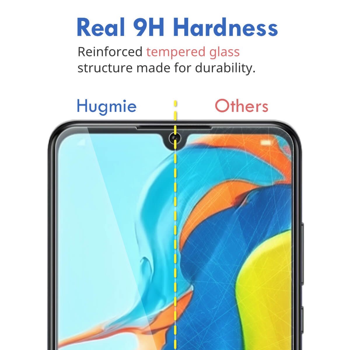 2 Pack Huawei P Smart Z Glass Screen Protector | Hugmie 