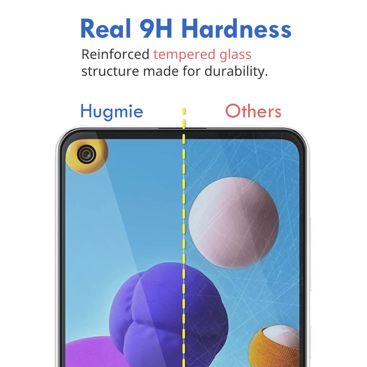 2x Hugmie Samsung Galaxy S21 FE Privacy Screen Protector