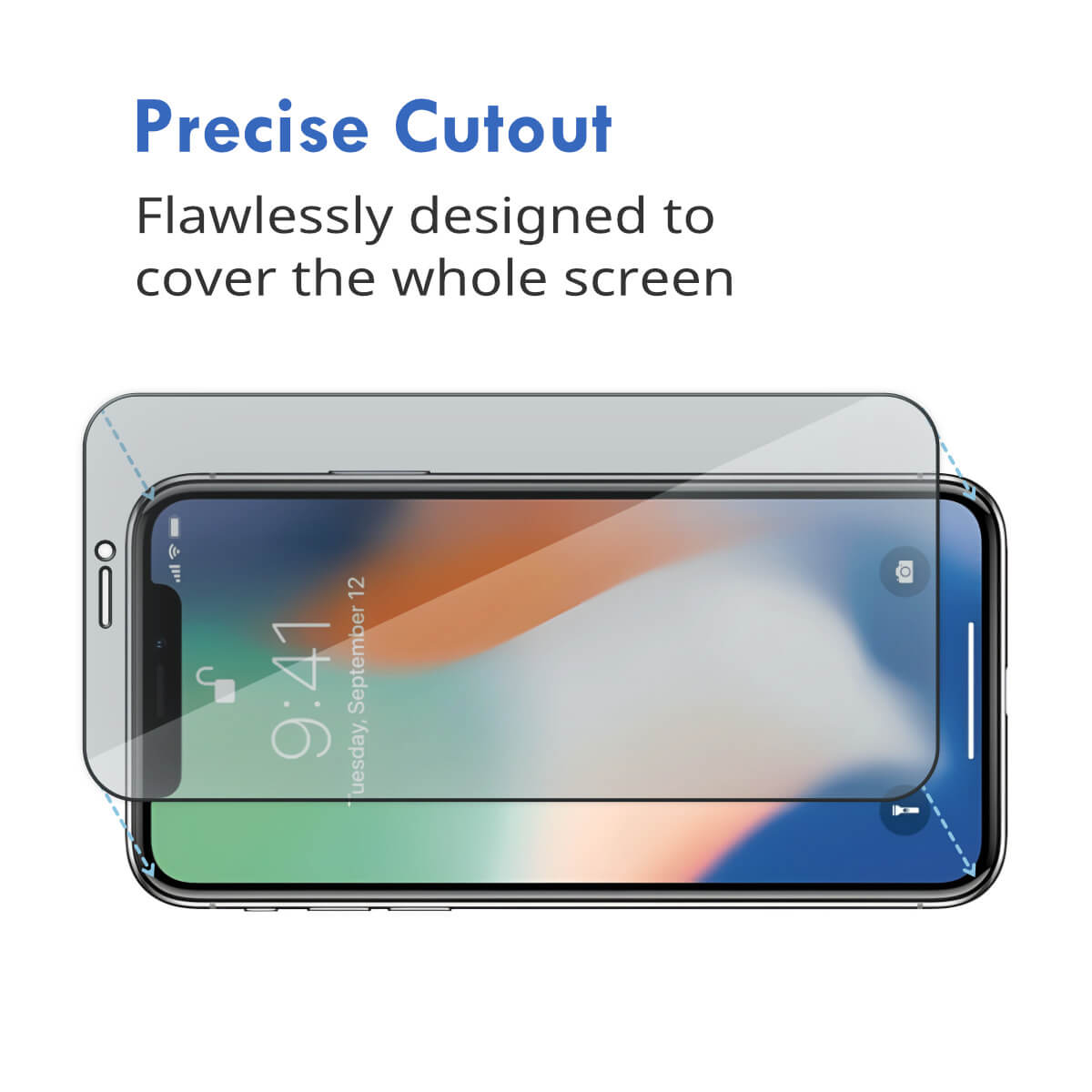 2x Hugmie iPhone 12/12 Pro Privacy Screen Protector