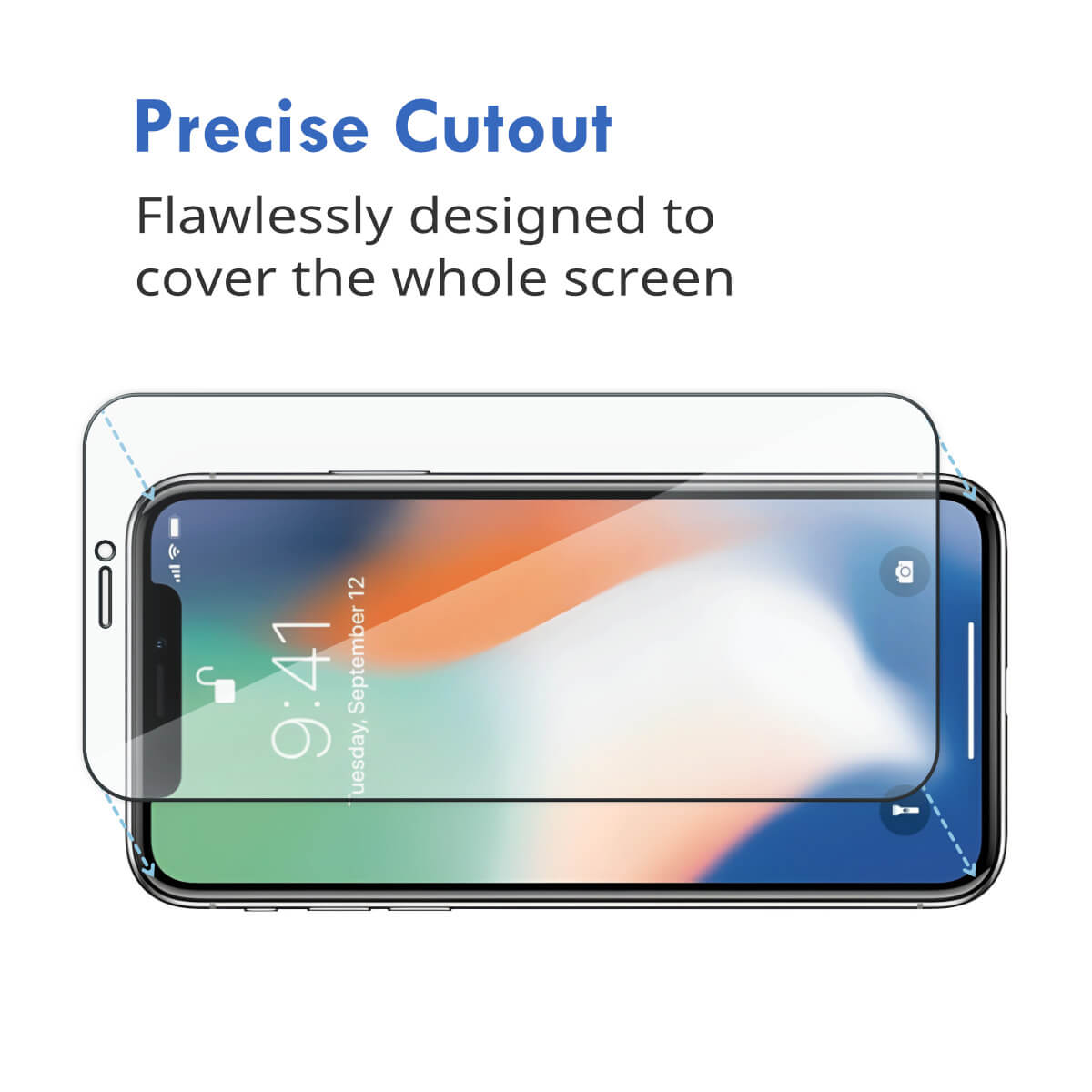 2x Hugmie iPhone 14 Pro Max Full Coverage Screen Protector