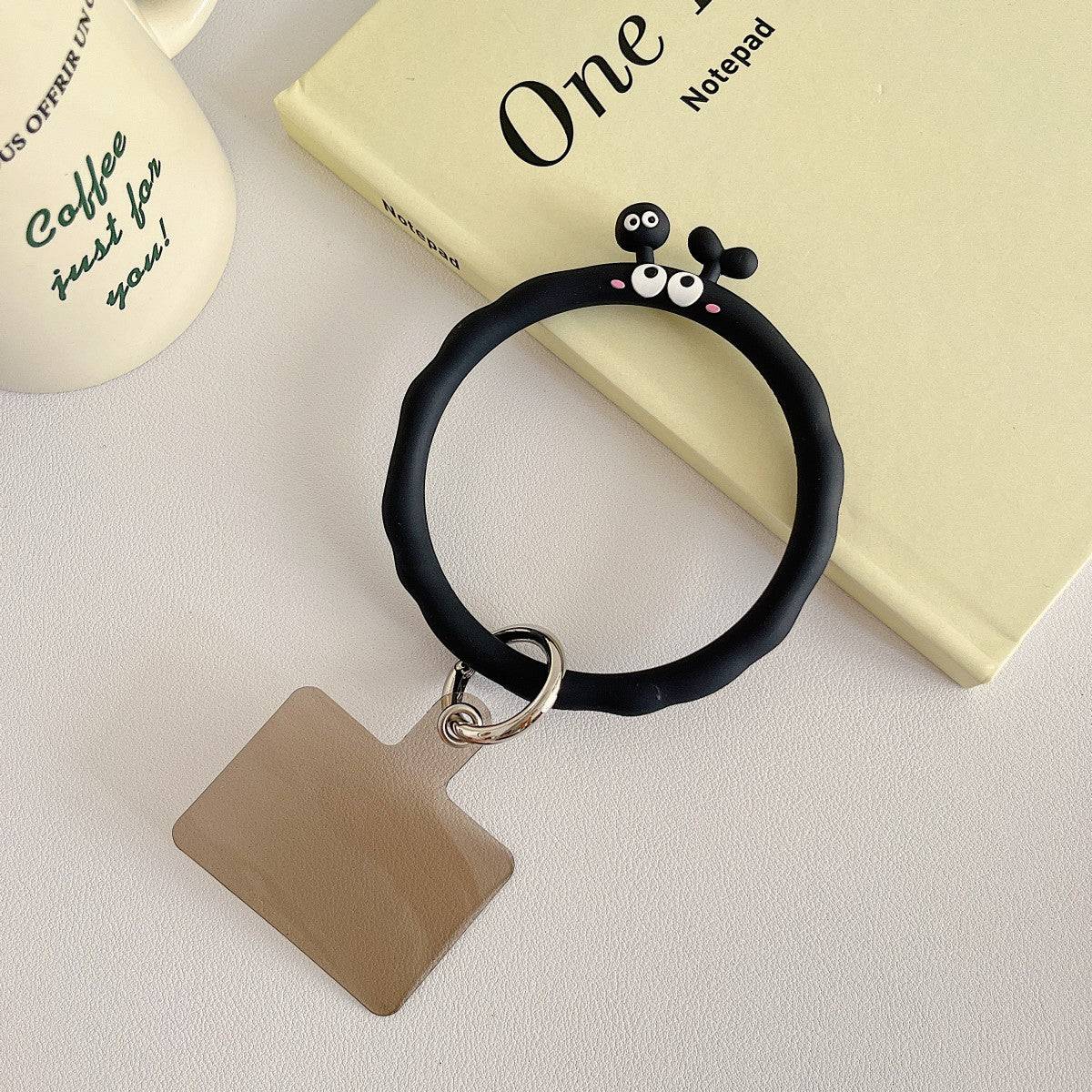 Cartoon Hoop Universal Silicone Phone Wrist Lanyard - Hugmie