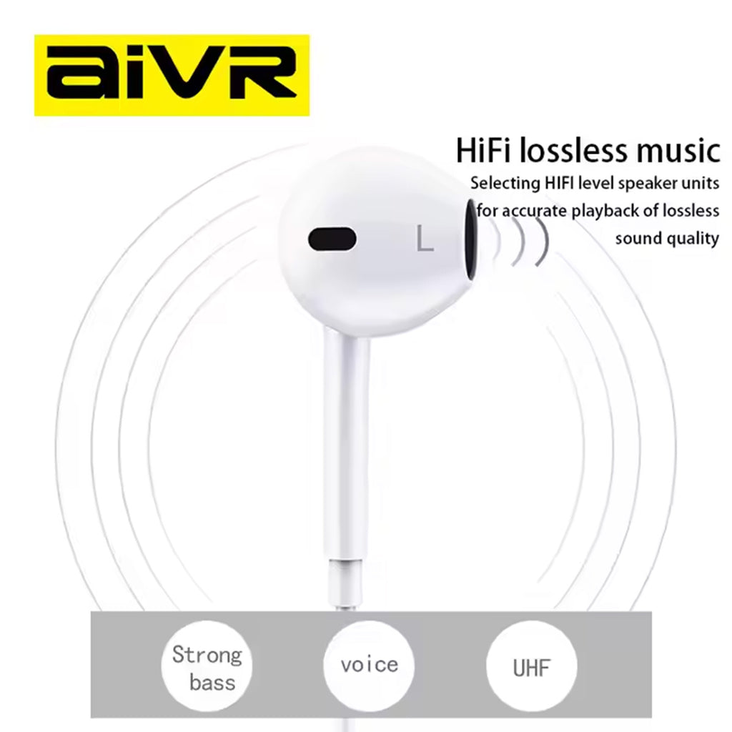 AIVR H106 Wired In-ear Headphones - Hugmie