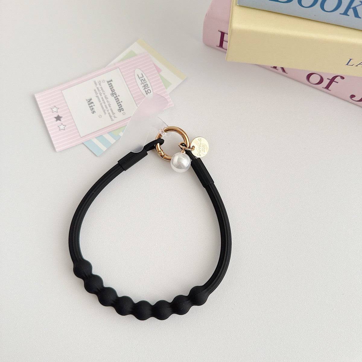 Silicone Beaded Universal Phone Wrist Lanyard - Hugmie