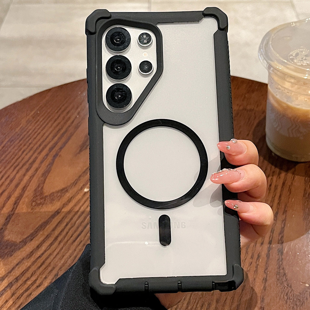 HaloLayer Series Samsung Magnetic Clear Case