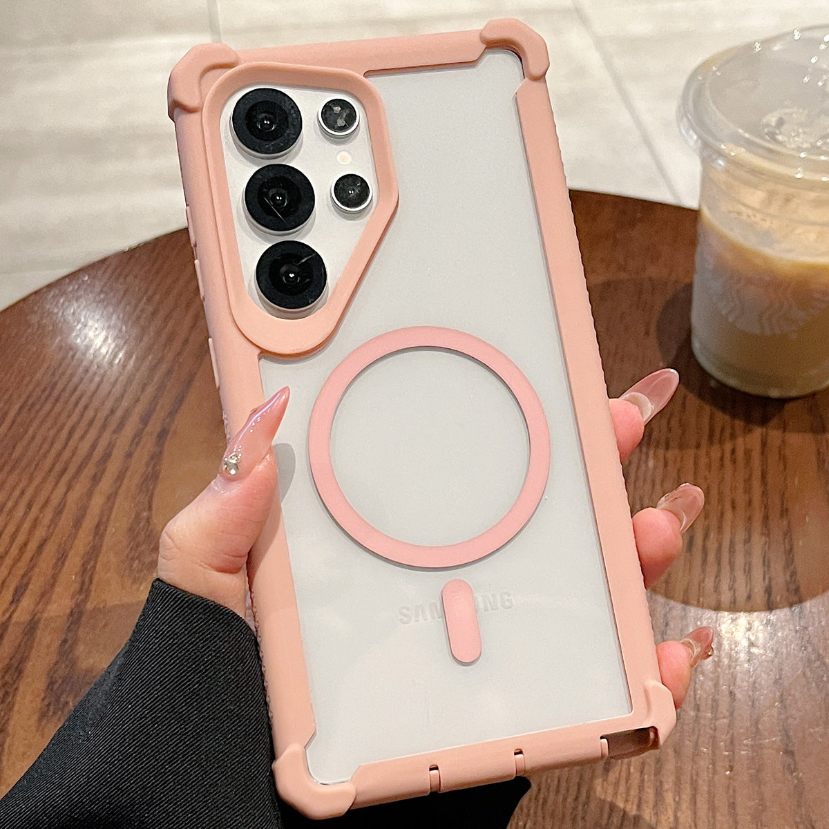 HaloLayer Series Samsung Magnetic Clear Case