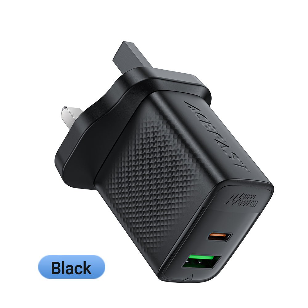 ACEFAST A99 PD30W GaN (USB-C+USB-A) Charger