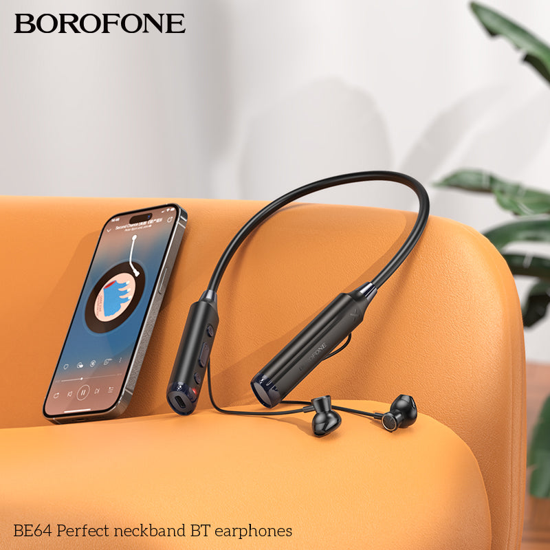 BOROFONE BE64 Perfect Neckband Bluetooth Earphones