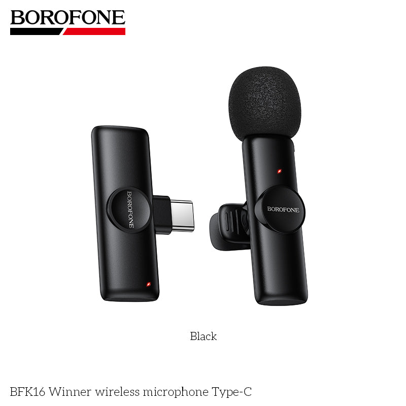 BOROFONE BFK16 Winner Wireless Microphone Type-C
