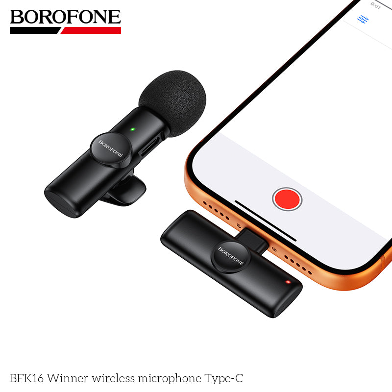 BOROFONE BFK16 Winner Wireless Microphone Type-C