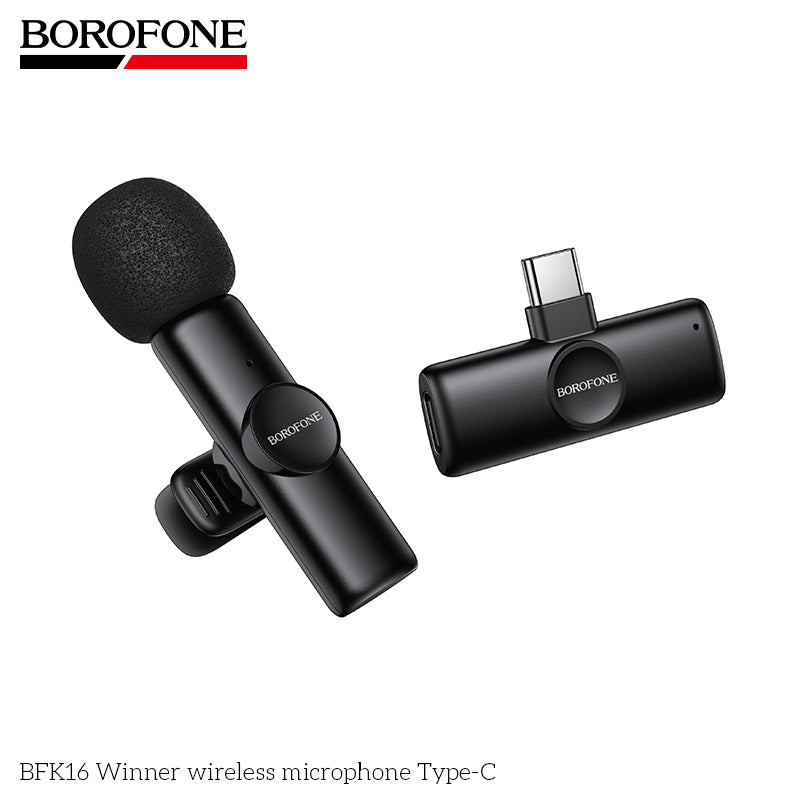BOROFONE BFK16 Winner Wireless Microphone Type-C