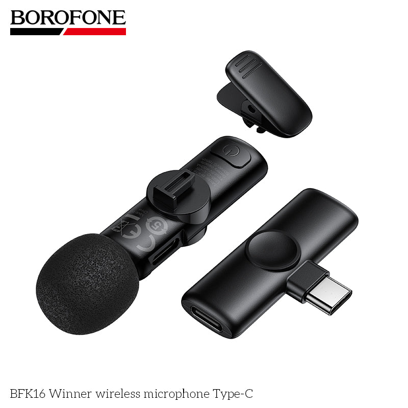 BOROFONE BFK16 Winner Wireless Microphone Type-C
