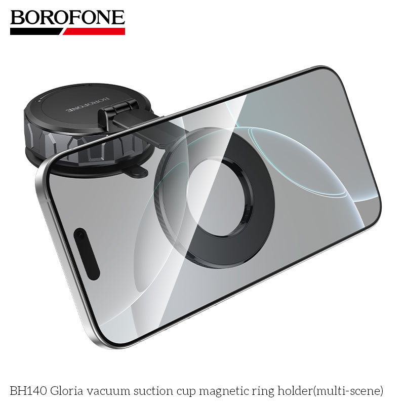BOROFONE BH140 Gloria Vacuum Suction Cup Magnetic Phone Holder