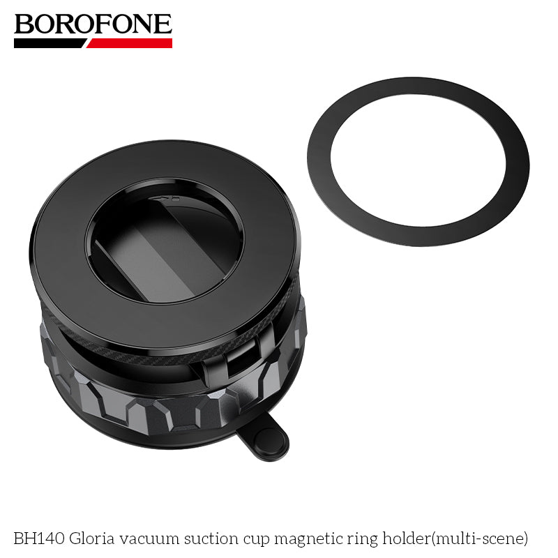 BOROFONE BH140 Gloria Vacuum Suction Cup Magnetic Phone Holder