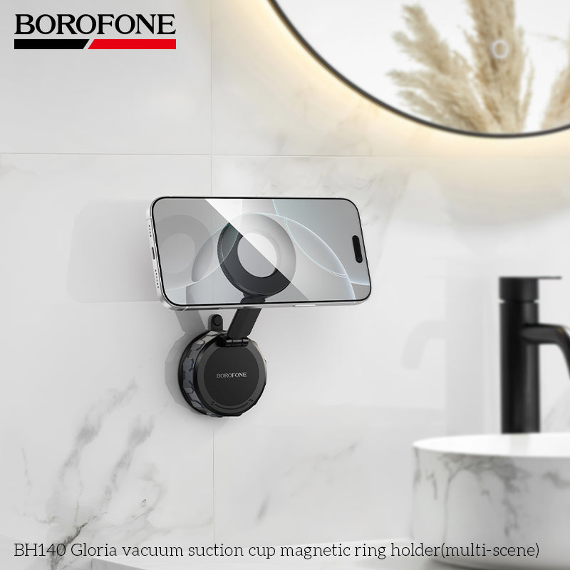 BOROFONE BH140 Gloria Vacuum Suction Cup Magnetic Phone Holder