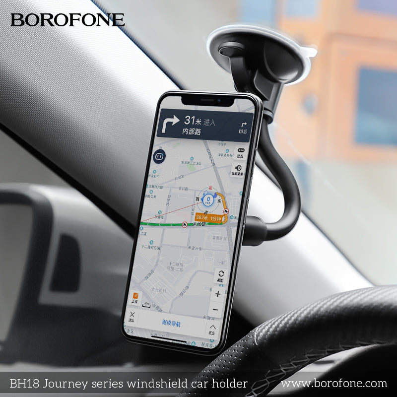 BOROFONE BH18 Jouirney Series Windshield Car Phone Holder