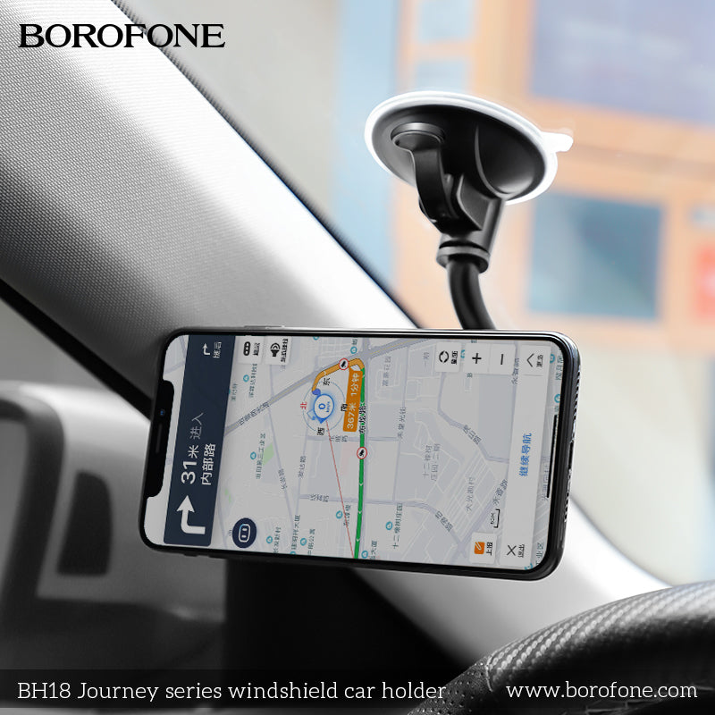 BOROFONE BH18 Jouirney Series Windshield Car Phone Holder