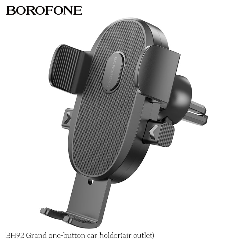 BOROFONE BH92 Grand One-Button Car Phone Holder (Air Outlet)