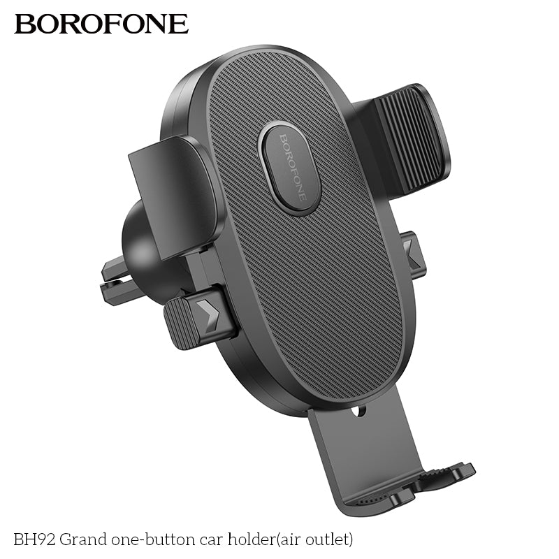 BOROFONE BH92 Grand One-Button Car Phone Holder (Air Outlet)