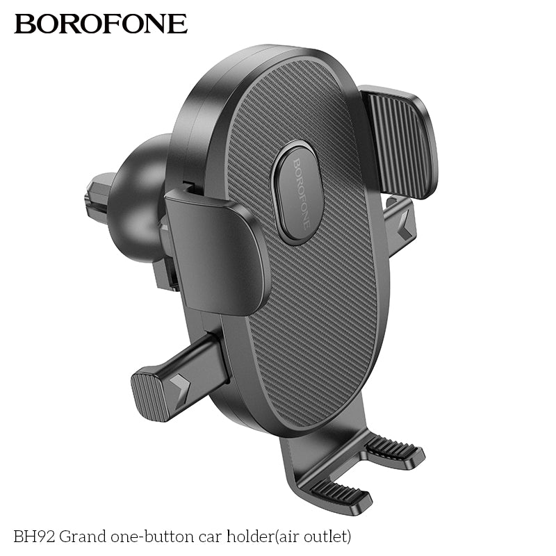 BOROFONE BH92 Grand One-Button Car Phone Holder (Air Outlet)