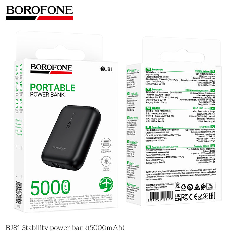 BOROFONE BJ81 Stability Power Bank(5000mAh)