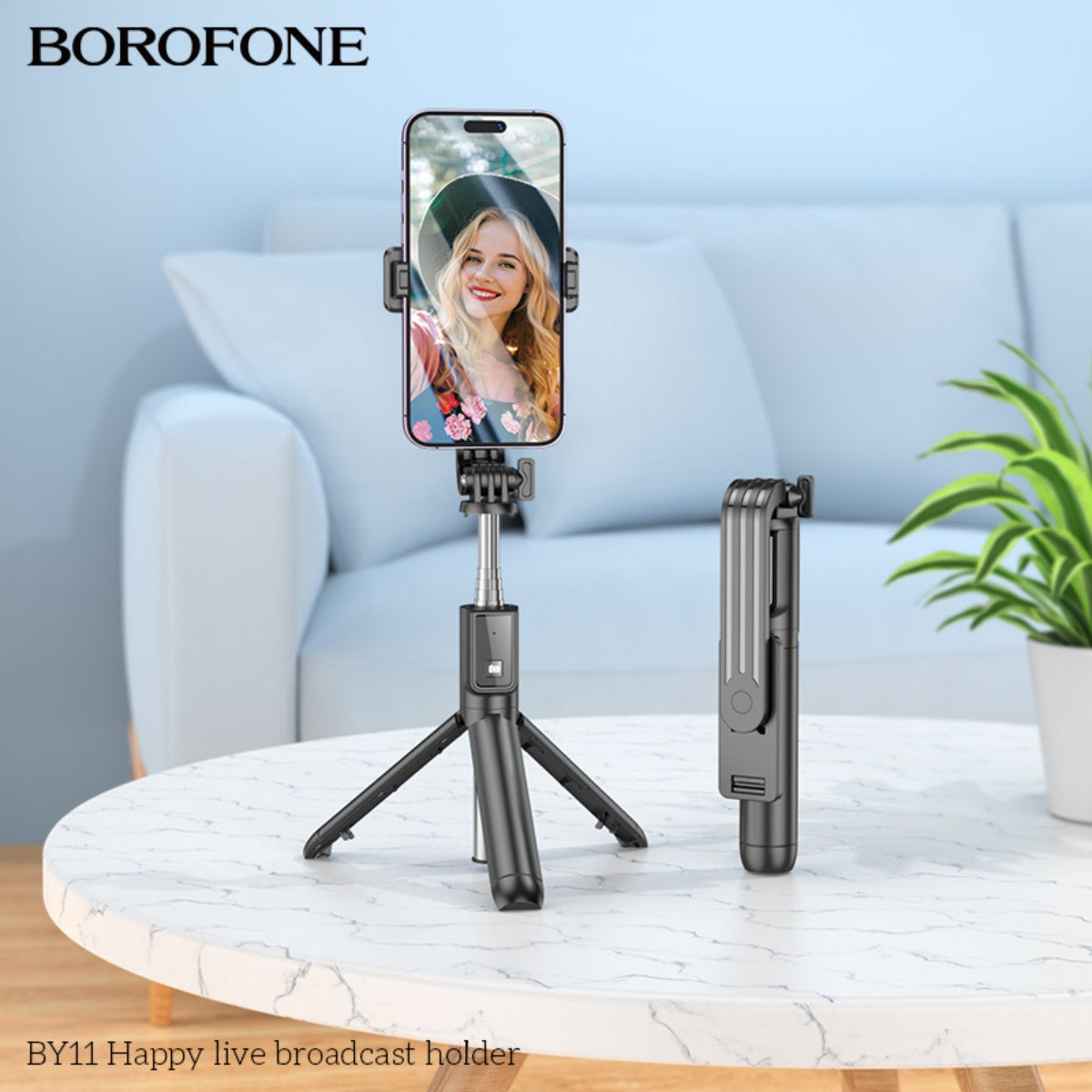 BOROFONE BY11 Happy Live Broadcast Phone Holder