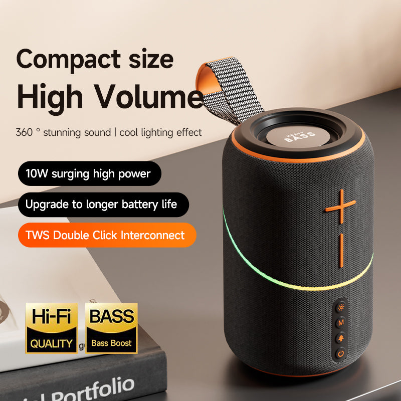 BASS-07 Small Steel Cannon Bluetooth Speaker
