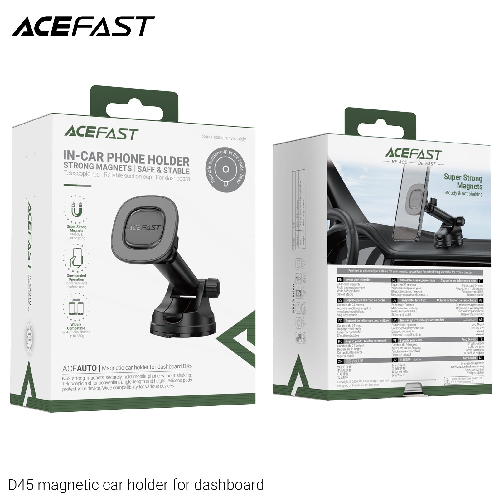 ACEFAST D45 Magnetic Car Holder for Dashboard