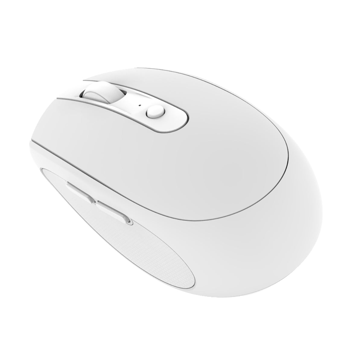 White INDENA G-235-6-D Dual Mode Wireless Mouse featuring Bluetooth and 2.4G connectivity, designed for smooth and precise control.