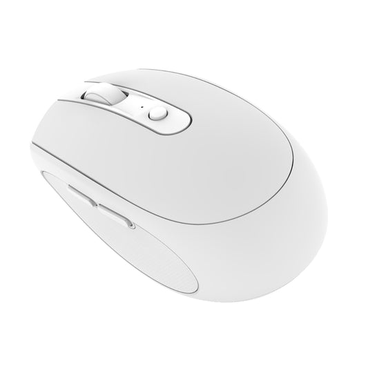 White INDENA G-235-6-D Dual Mode Wireless Mouse featuring Bluetooth and 2.4G connectivity, designed for smooth and precise control.