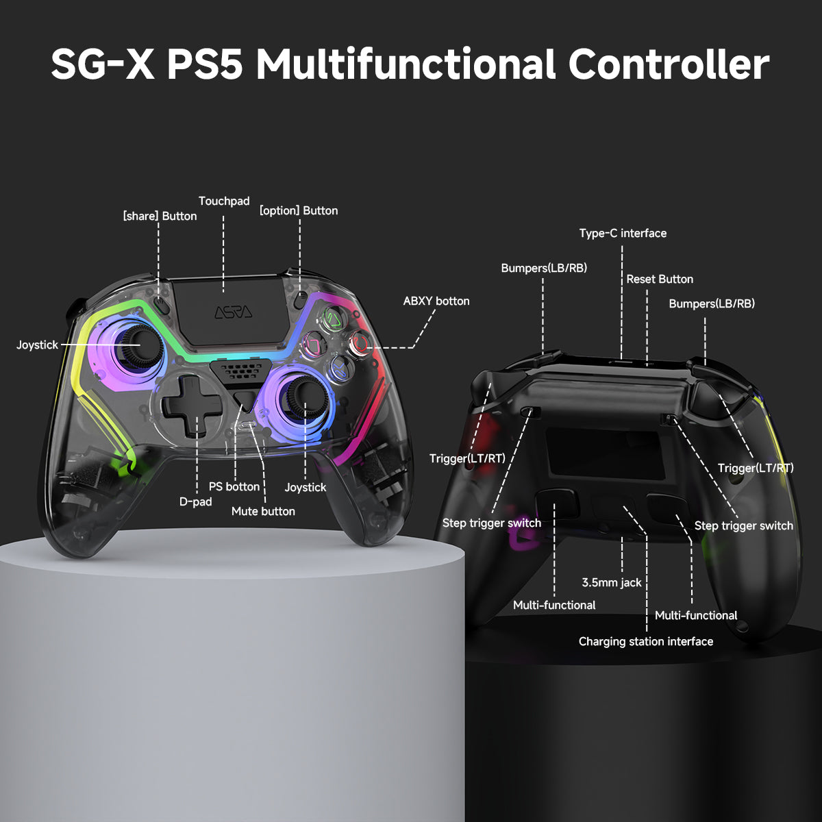 HG04 PS5 Wireless Controller