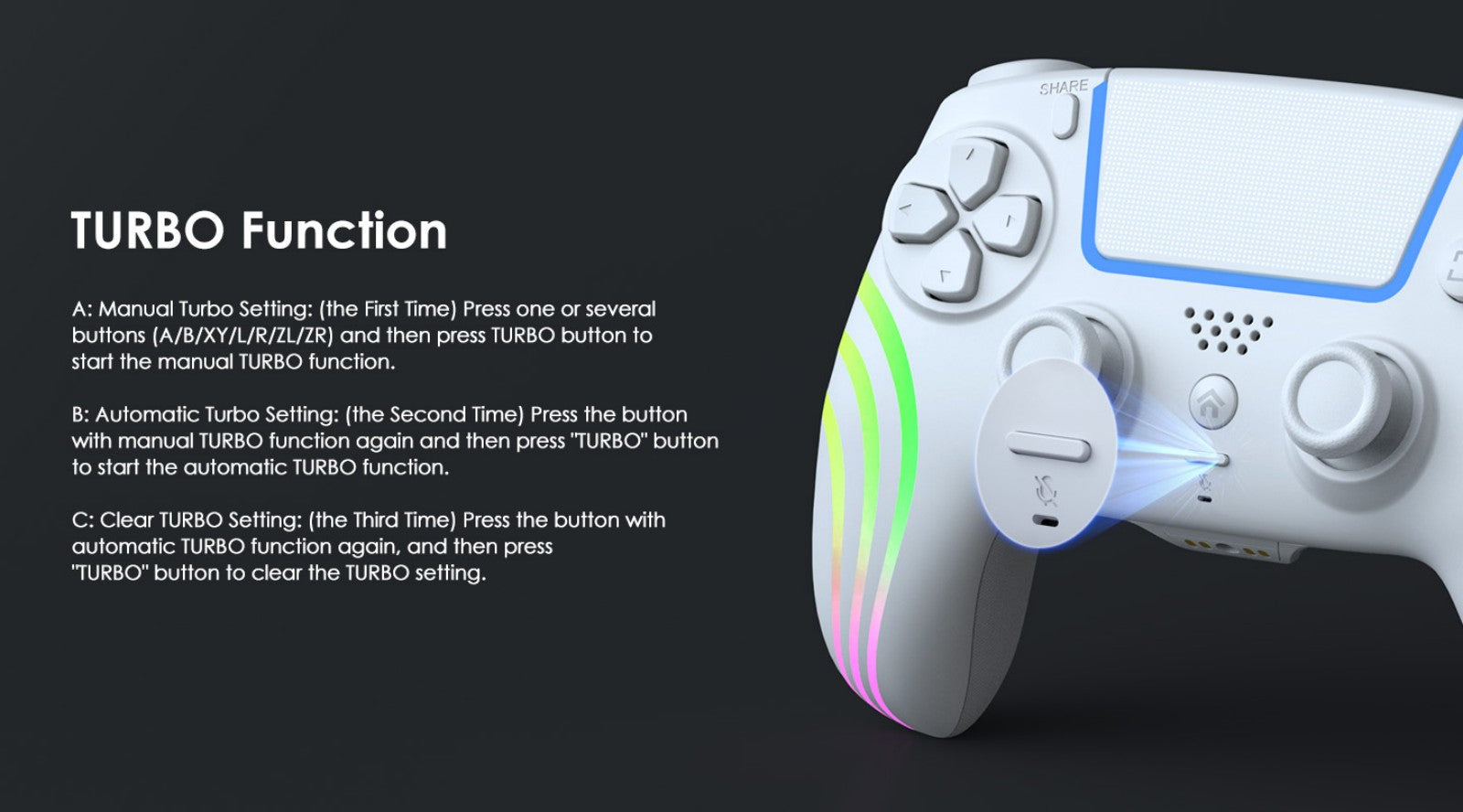 HS-PS5230 PS5 Wireless Controller