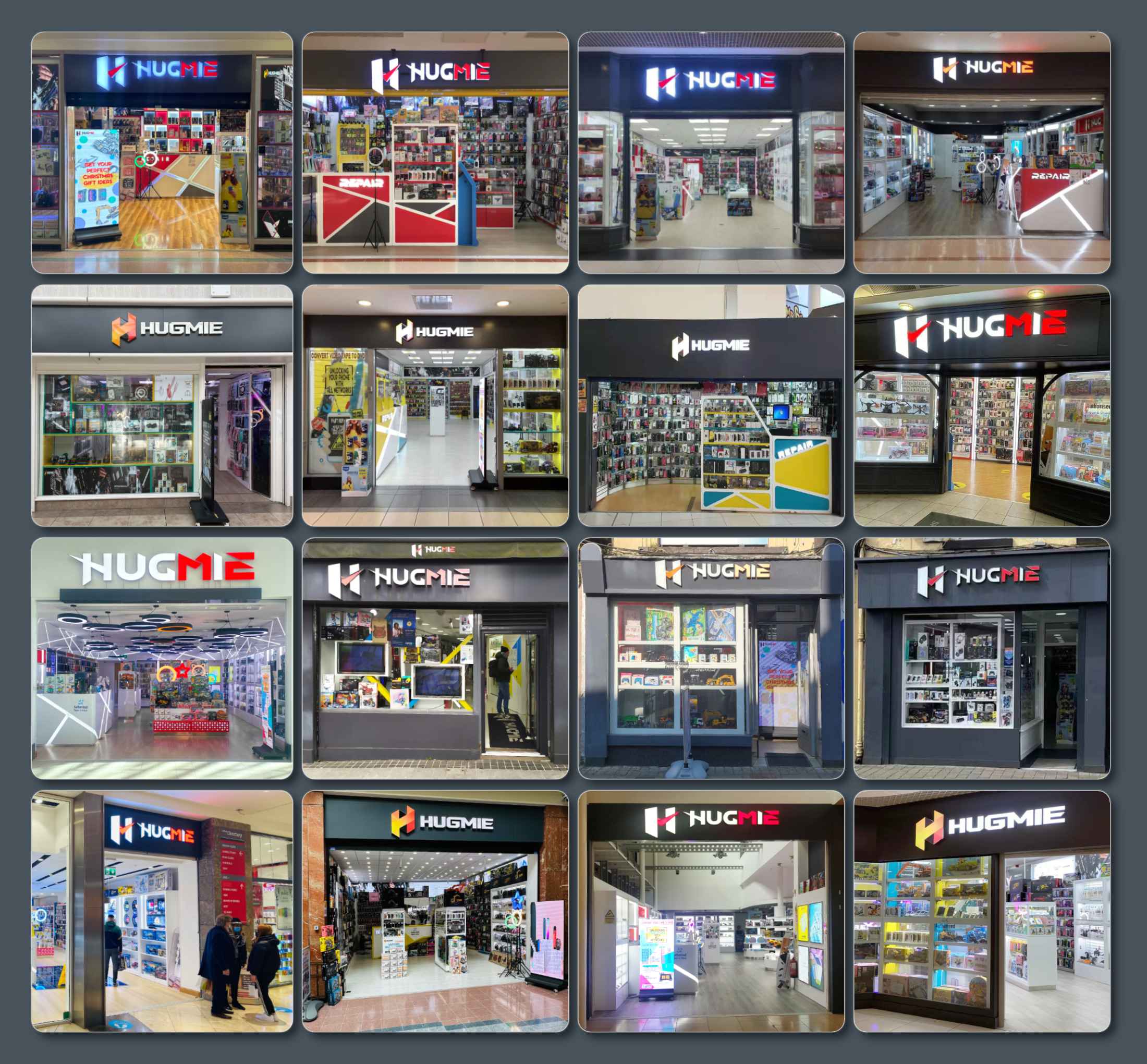 16 Hugmie Stores in Ireland