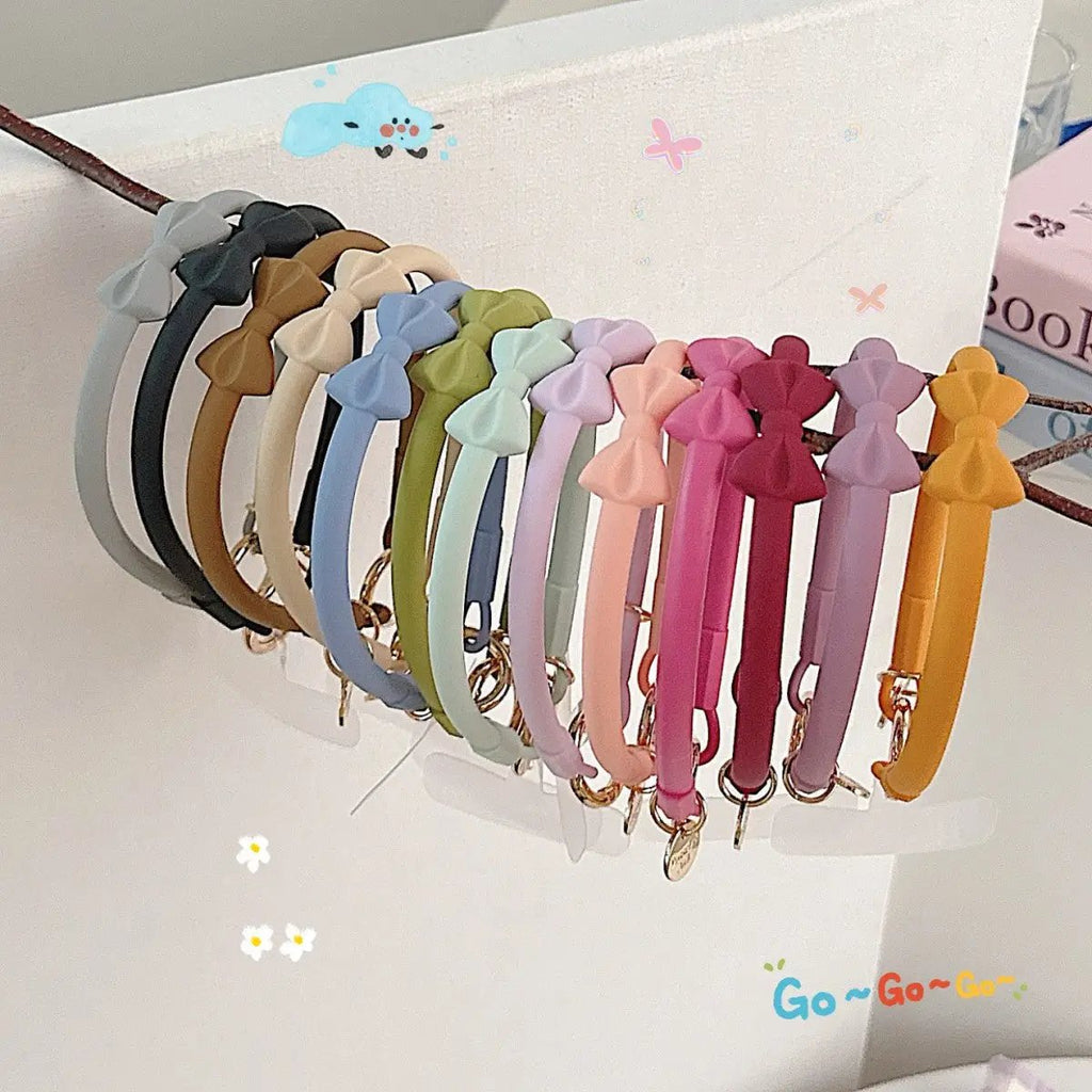 Bow-Knot Universal Silicone Phone Wrist Lanyard-Hugmie