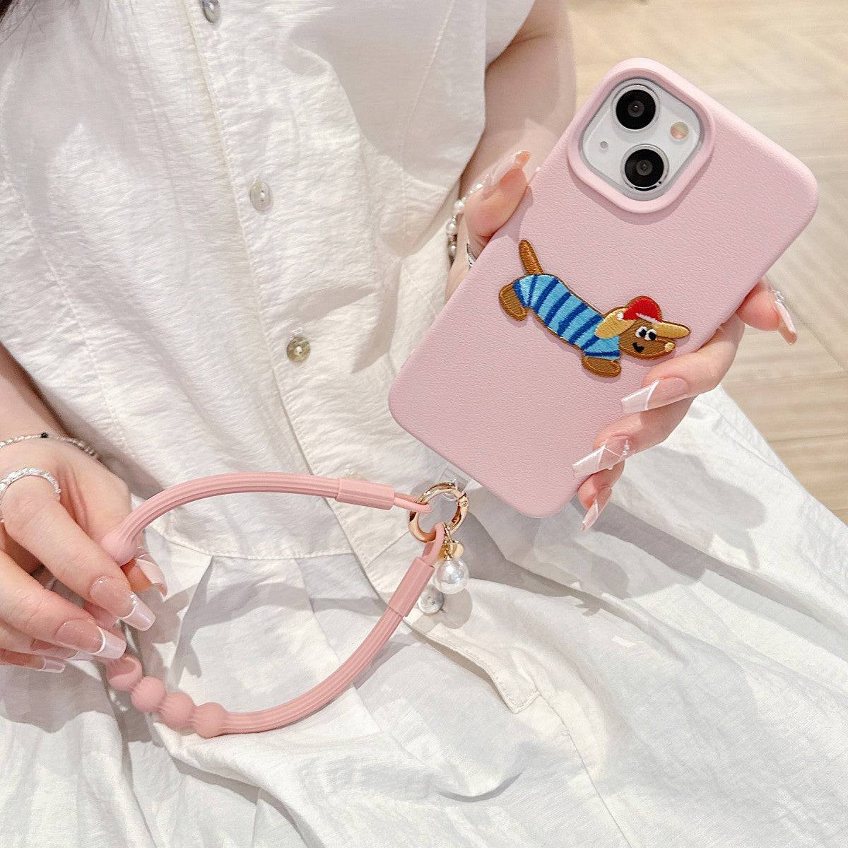 Silicone Beaded Universal Phone Wrist Lanyard - Hugmie