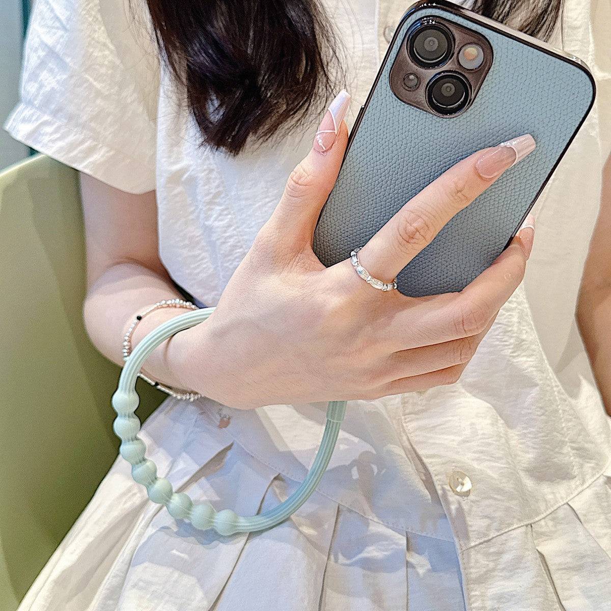 Silicone Beaded Universal Phone Wrist Lanyard - Hugmie