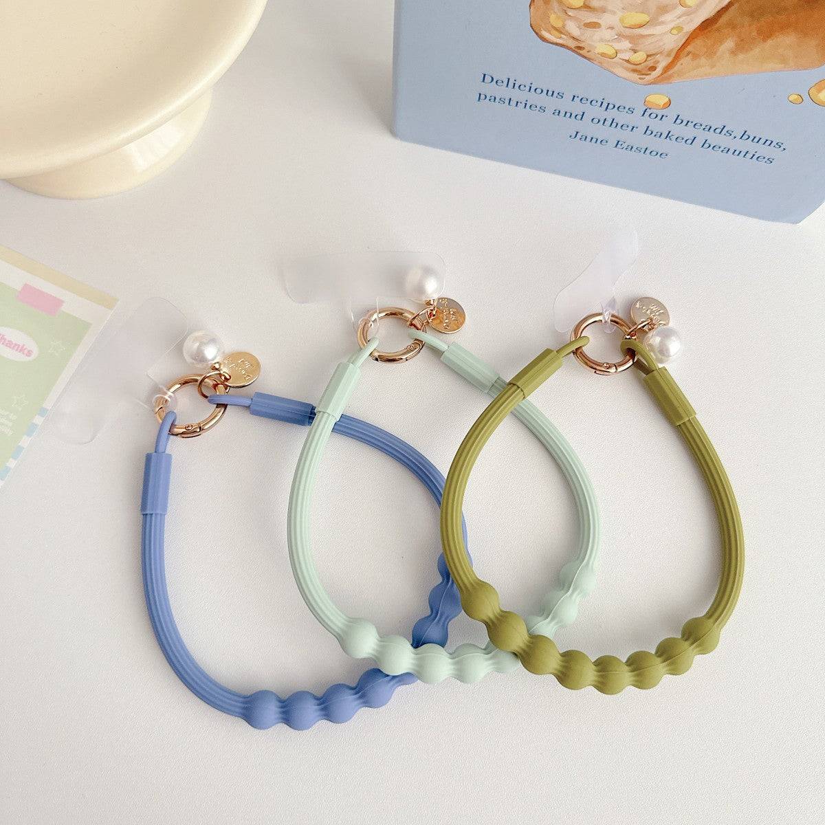 Silicone Beaded Universal Phone Wrist Lanyard - Hugmie