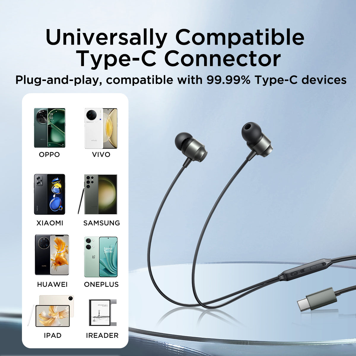 JOYROOM JR-EC06 Type-C In-Ear Wired Earbuds